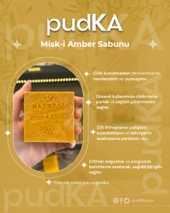 pudKA Misk-i Amber Sabunu, Doğal ve El Yapımı