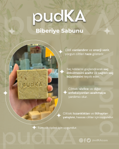 pudKA Biberiye Sabunu, Doğal ve El Yapımı