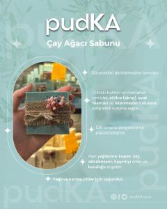 pudKA Çay Ağacı Sabunu, Doğal ve El Yapımı