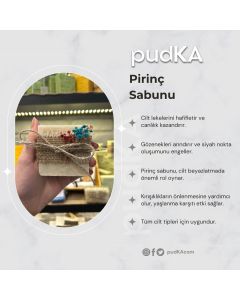 pudKA Pirinç Sabunu, Doğal ve El Yapımı