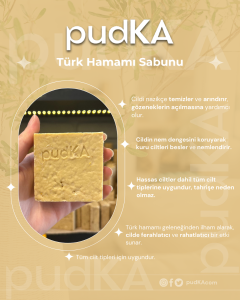 pudKA Türk Hamamı Sabunu, Doğal ve El Yapımı