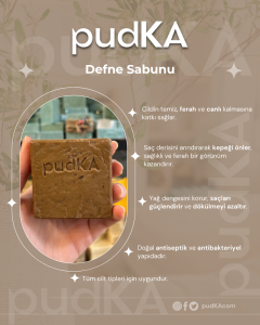 pudKA Defne Sabunu Doğal ve El Yapımı (Özel Hatay Premium Serisi)