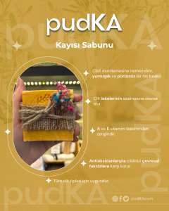 pudKA Kayısı Sabunu, Doğal ve El Yapımı